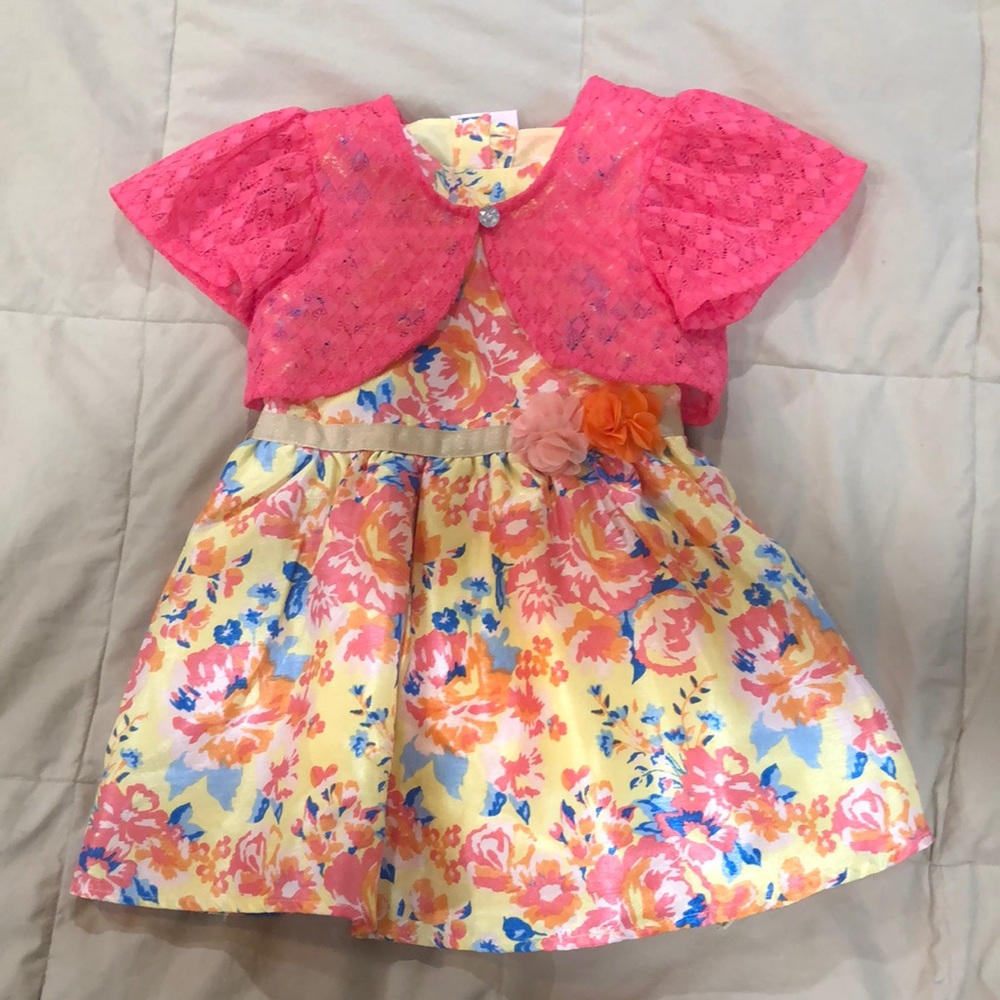 Sweet floral dress and jacket